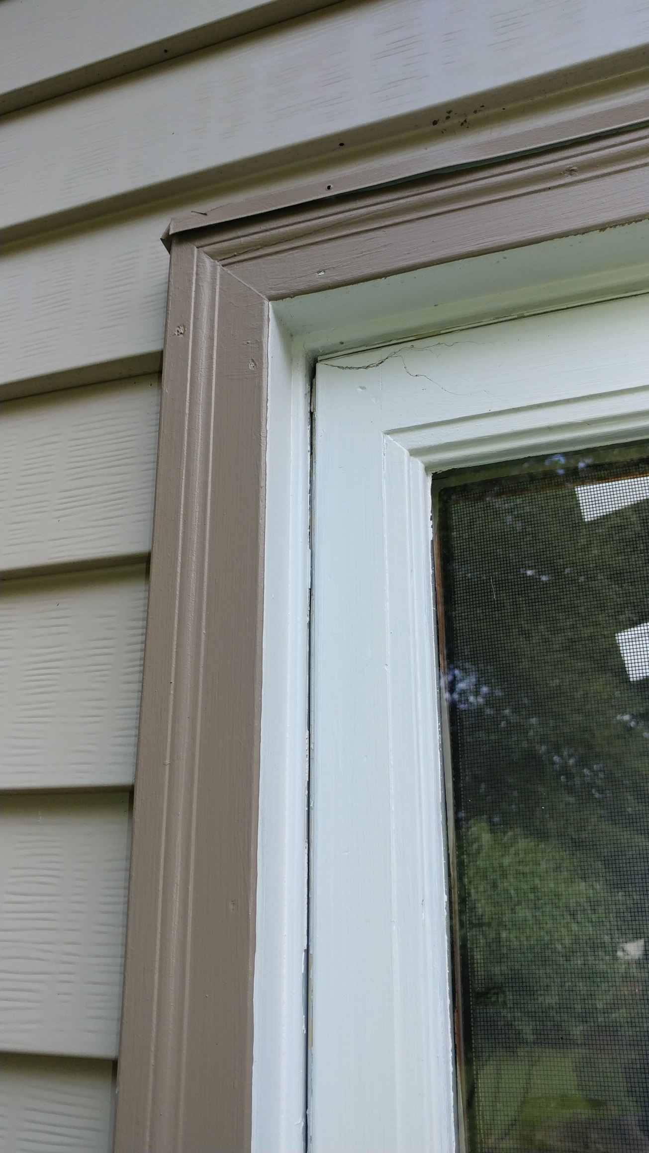 Replace Casement Window with Aluminum Siding